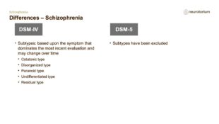 Schizophrenia – Definitions and Diagnosis – slide 61